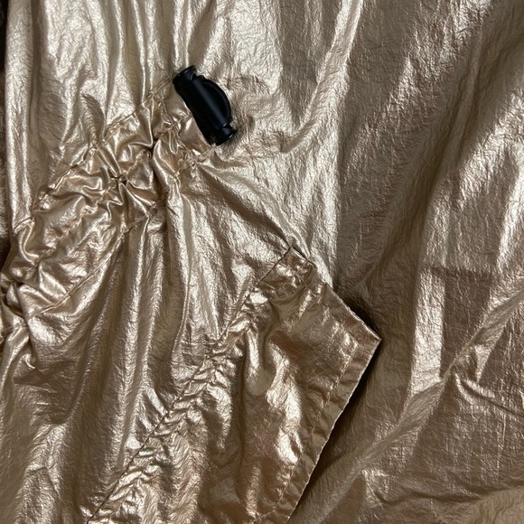 Zara size 8 metallic gold rain coat. - Picture 2 of 3